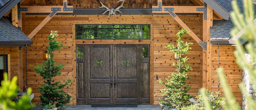 Rogue Valley Rustic Panel Plank Entry Door