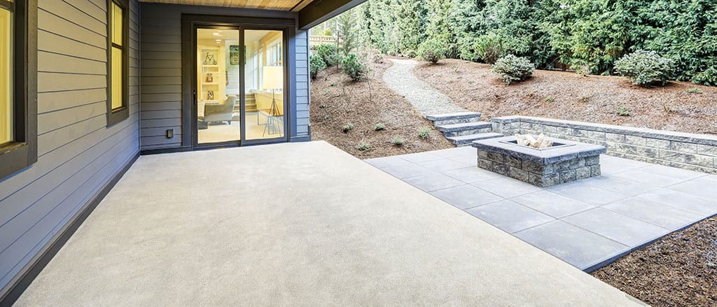 Concrete Masonry Patio and Pavers