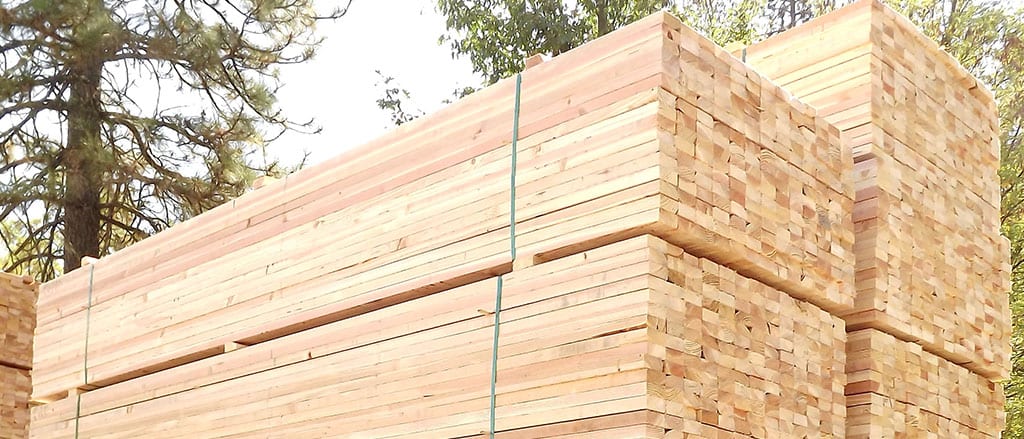 Douglas Fir Lumber Stack