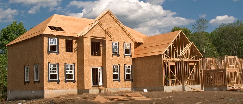 Framed House with Wood Sheathing