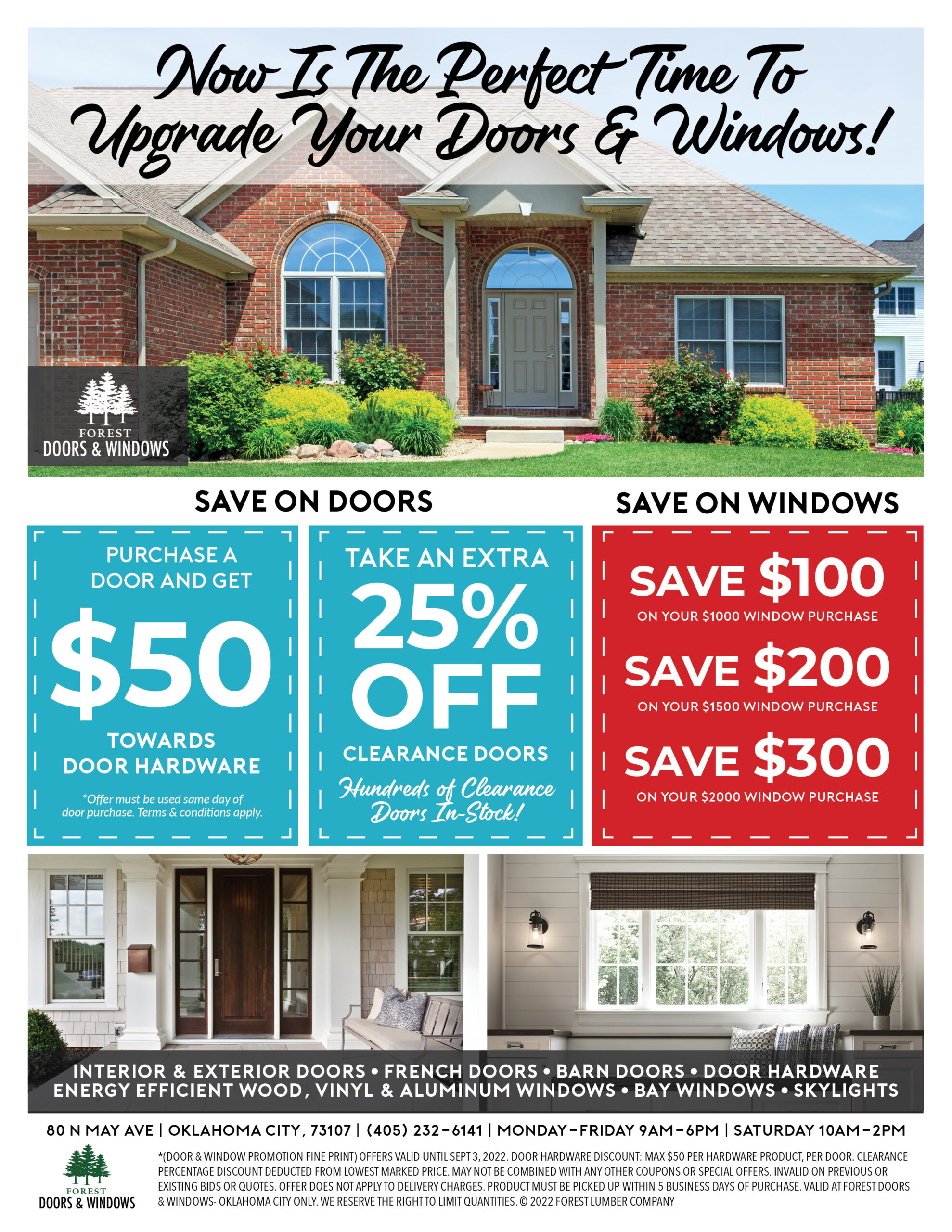Save On New Doors & Windows For Your Home!